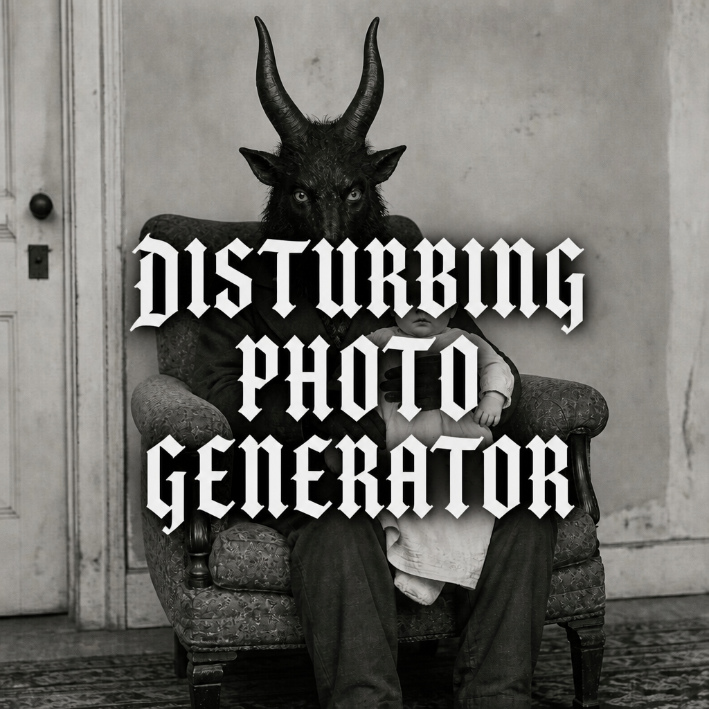 Disturbing photo machine